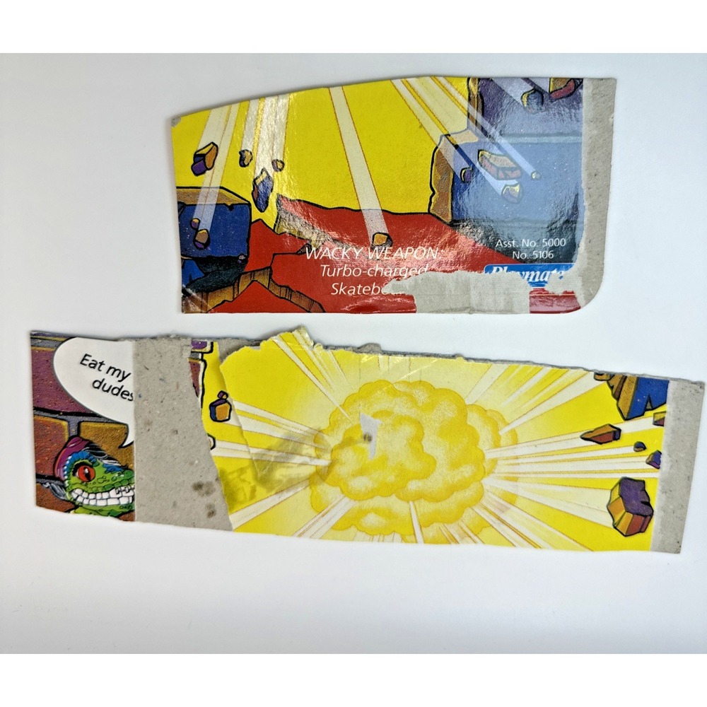 Vintage 1990 TMNT Mondo Gecko Complete w/ File Card Teenage Mutant Ninja Turtles - Picture 15 of 15